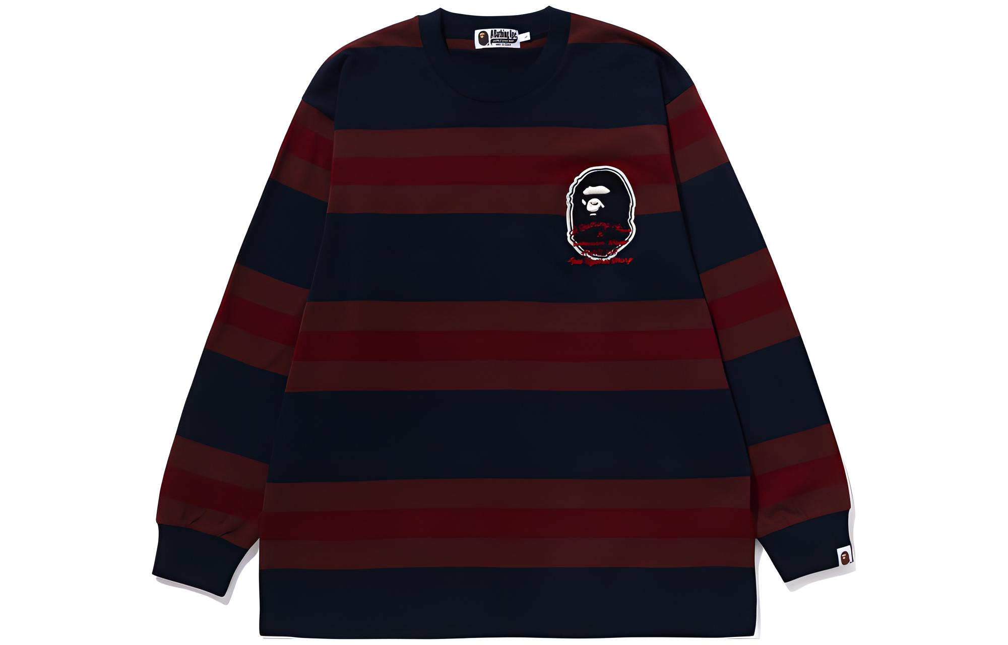 Purchase Bape A BATHING APE 條紋圓領短袖上衣 1J80-111-052