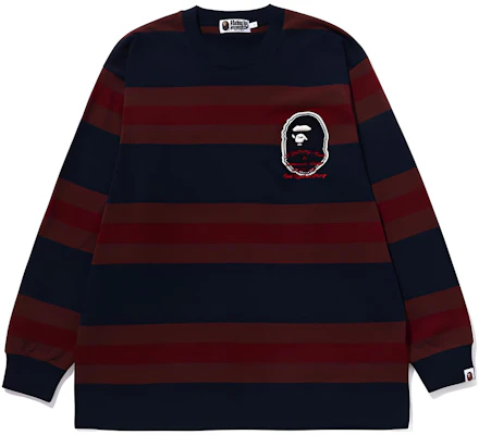 Bape A BATHING APE 條紋圓領短袖上衣 1J80-111-052 Purchase Bape A BATHING APE 條紋圓領短袖上衣 1J80-111-052