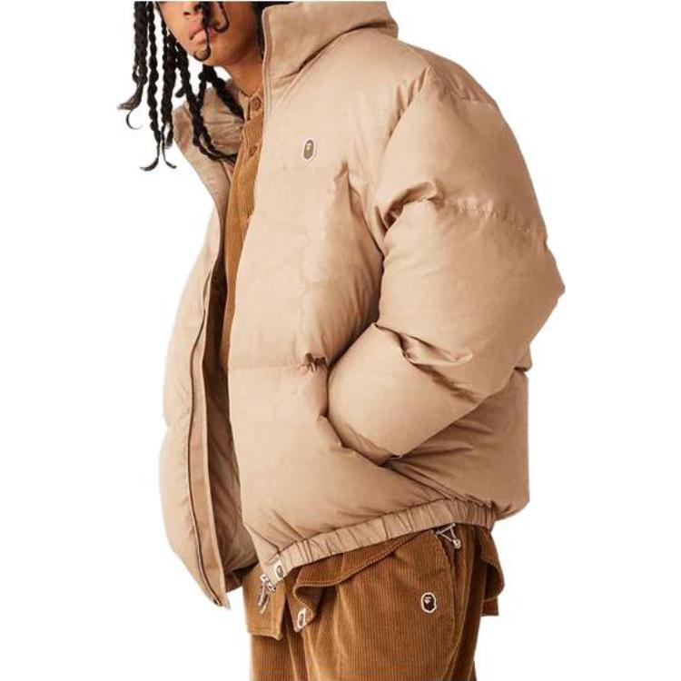 Bape A BATHING APE Tonal Solid Camo Puffer Down Jacket  Long Sleeve Outerwear. 1J80-144-057 圖 3