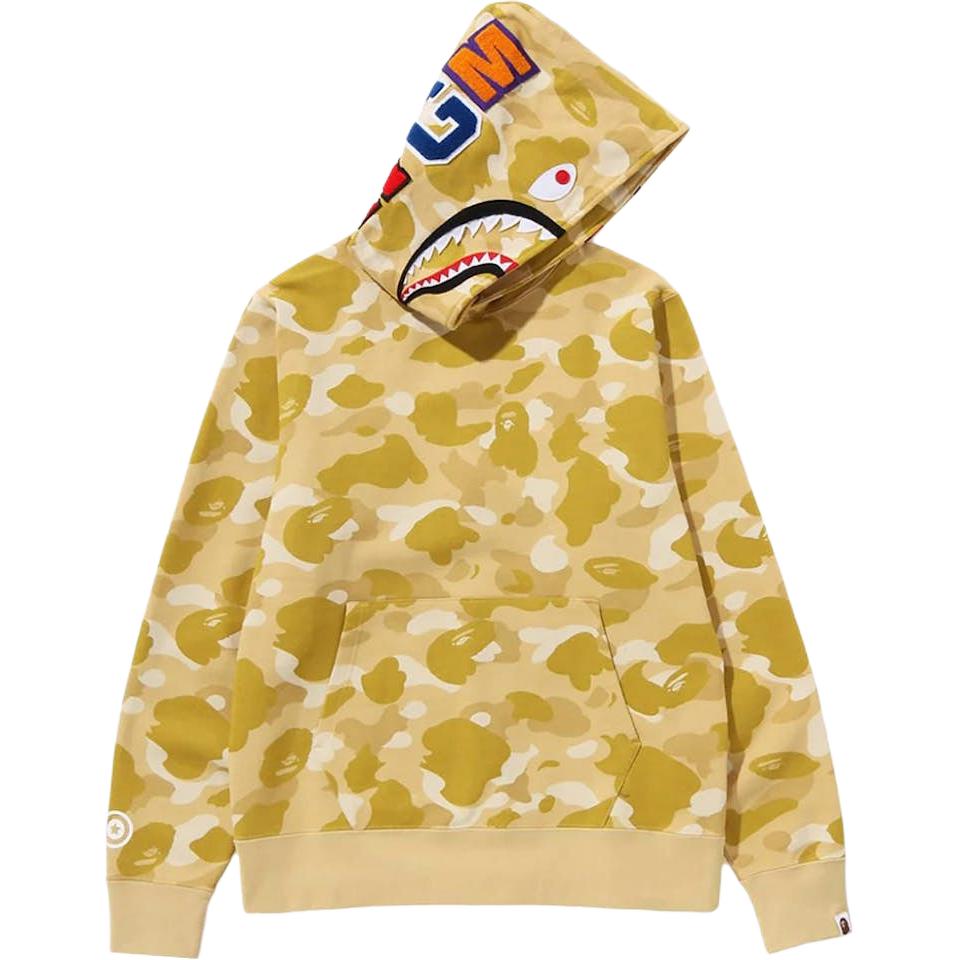 Bape A BATHING APE Unisex Yellow Hoodie - Comfortable Long Sleeve Design 1k30114002YELLOW 圖 2