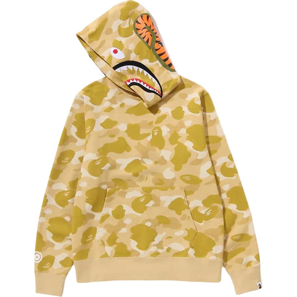Bape A BATHING APE Unisex Yellow Hoodie - Comfortable Long Sleeve Design 1k30114002YELLOW 圖 3