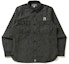 Lookbook Bape A BATHING APE URSUS 字母印花牛仔襯衫 寬鬆長袖 男款 1H20-131-001