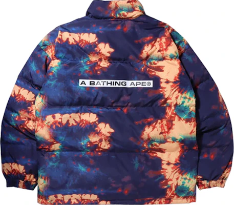 Bape Winter Tie Dye Loose Fit Down Jacket Biru Navy 1I30-144-004 Lookbook Bape Winter Tie Dye Loose Fit Down Jacket Biru Navy 1I30-144-004