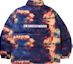 Lookbook Bape Winter Tie Dye Loose Fit Down Jacket Biru Navy 1I30-144-004
