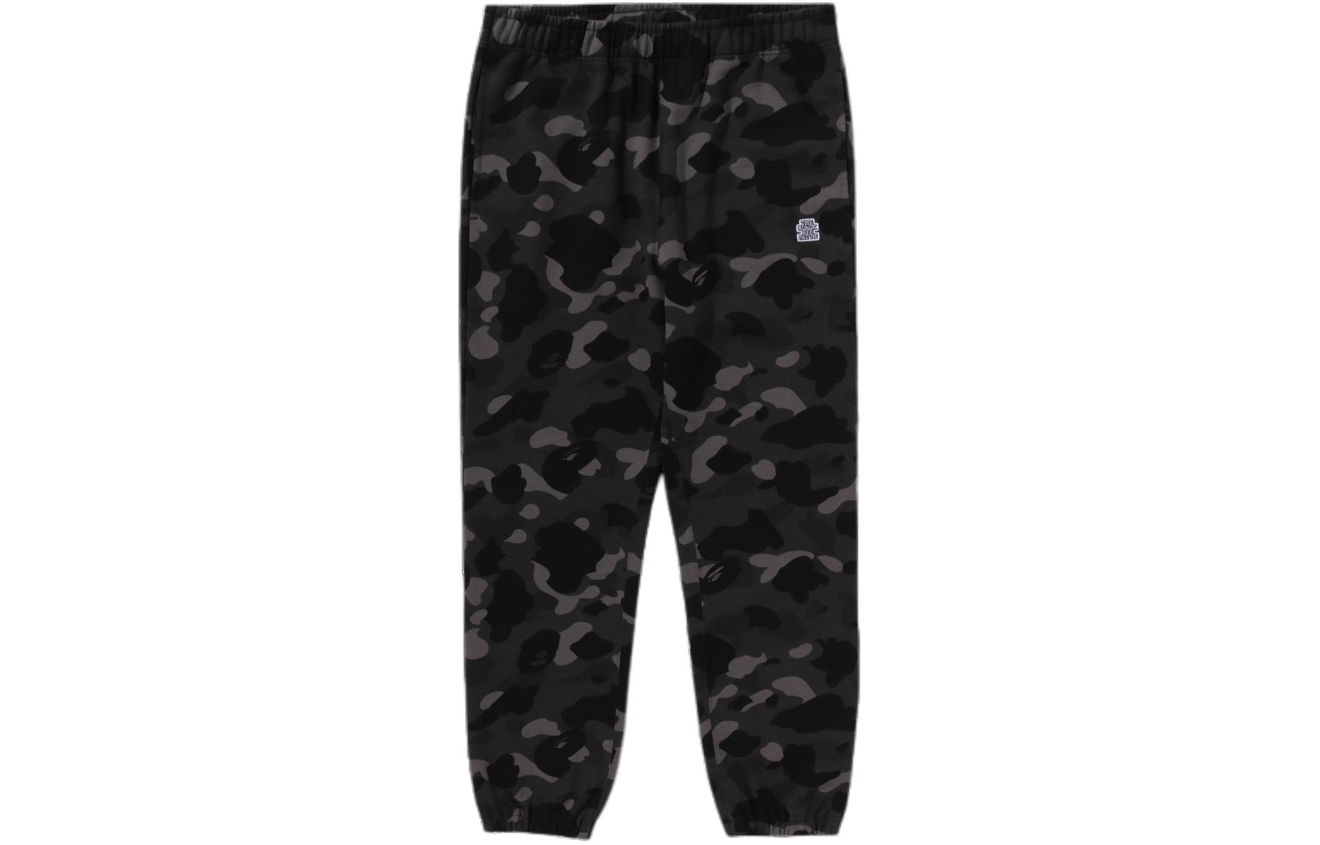 Bape A BATHING APE x BlackEyePatch SS24 Camo Print Jogger Pants Unisex Black 1K23-152-905