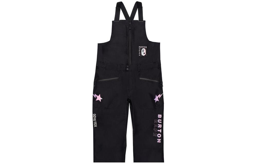 Order BAPE A BATHING APE x BURTON FW23 猿人頭滑雪背帶褲 男女通用款式。 0ZXPTM152915L