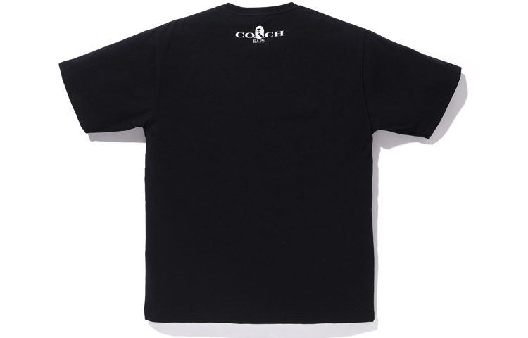 Bape A BATHING APE COACH Ape Head Rexy Black  T-Shirt. 110901E 圖 3
