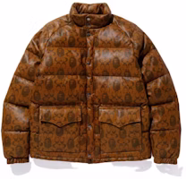 Bape A BATHING APE x COACH Collaboration Monogram Down Jacket Brown Mens. 0ZXDNM141902E Bape A BATHING APE x COACH Collaboration Monogram Down Jacket Brown Mens. 0ZXDNM141902E