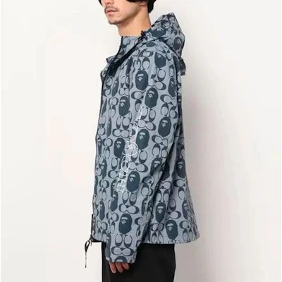 Bape 人猿 APE x COACH 標誌印花連帽防風外套 男款. 1H73-140-901 Purchase Bape 人猿 APE x COACH 標誌印花連帽防風外套 男款. 1H73-140-901