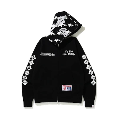 Bape A BATHING APE Coca-Cola Collaboration Zip-Up Hoodie Unisex. 1G23-115-924