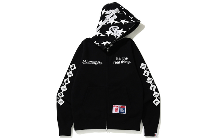 Bape A BATHING APE Coca-Cola Collaboration Zip-Up Hoodie Unisex. 1G23-115-924 圖 3