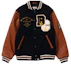 Order Bape A BATHING APE x Concepts FW23 Blue Varsity Jacket with Ape Logo Patch Unisex. 1J73-141-904