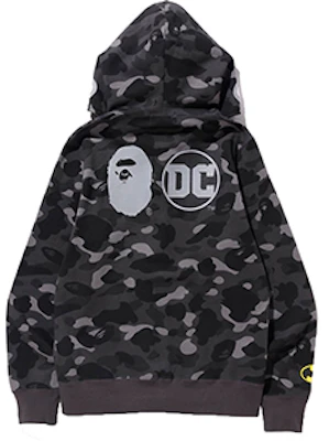 Bape A BATHING APE x DC 蝙蝠俠迷彩連帽拉鍊外套 黑色迷彩 男女款 1F23-115-916 Shop Bape A BATHING APE x DC 蝙蝠俠迷彩連帽拉鍊外套 黑色迷彩 男女款 1F23-115-916