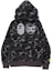 Shop Bape A BATHING APE x DC 蝙蝠俠迷彩連帽拉鍊外套 黑色迷彩 男女款 1F23-115-916