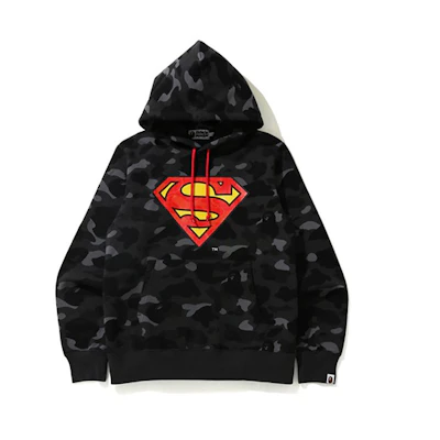 Bape A BATHING APE DC Collaboration Long Sleeve Pullover Hoodie. 1H23-114-901