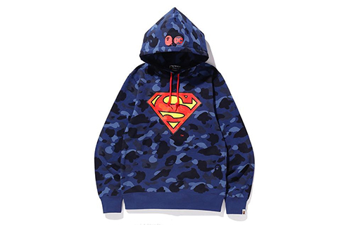 Bape A BATHING APE x DC Superman Color Camo Pullover Hoodie Unisex. 1F23-114-912