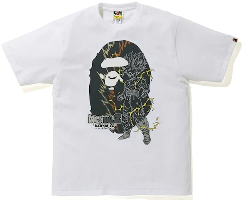 Bape A BATHING APE x Dragon Ball Son Gohan Ape Head Graphic Unisex T-Shirt. 1G23-110-943 Lookbook Bape A BATHING APE x Dragon Ball Son Gohan Ape Head Graphic Unisex T-Shirt. 1G23-110-943