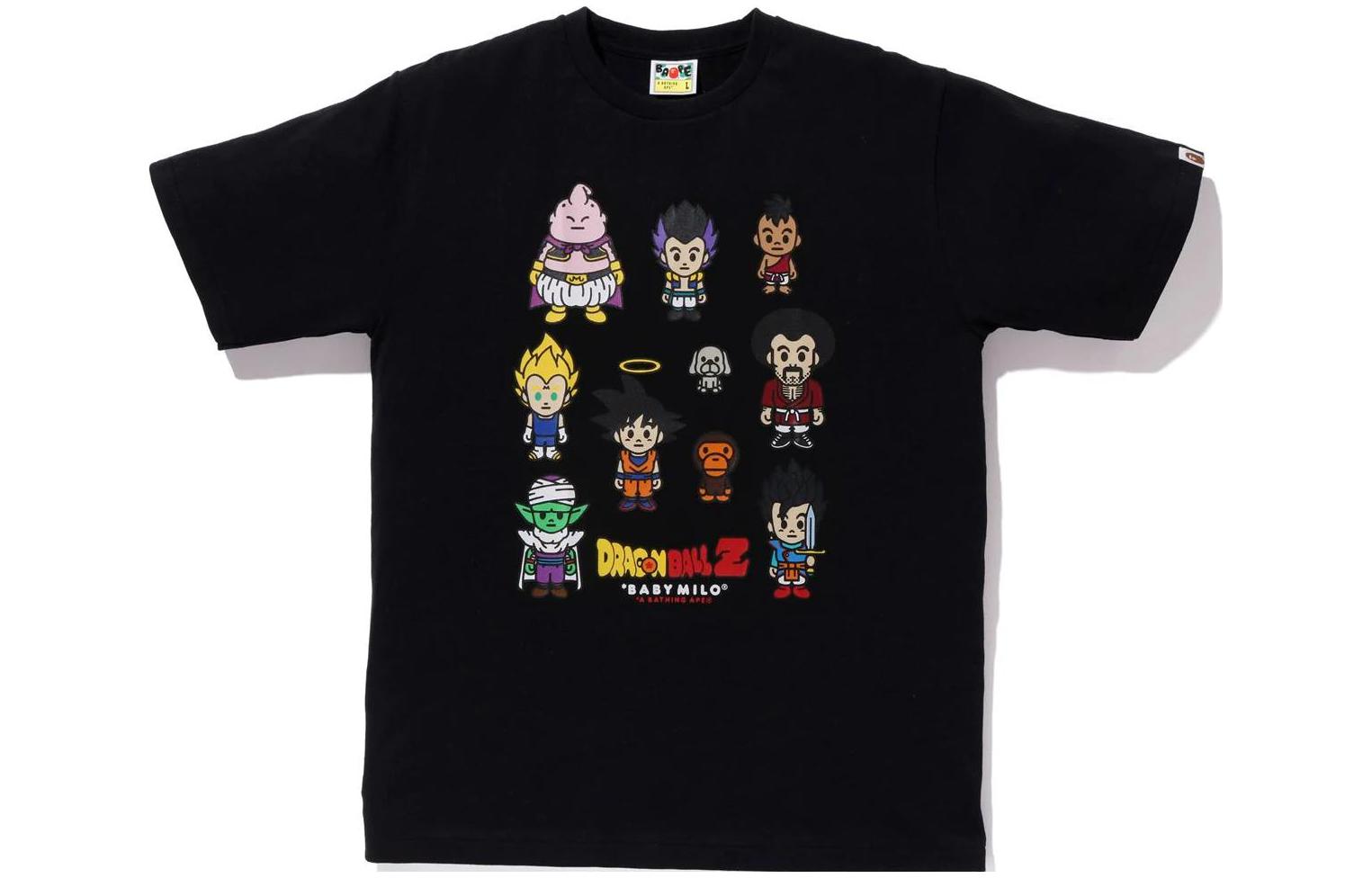 Bape A BATHING APE DRAGON BALL Z Collaboration Graphic Tee Unisex 2I23-110-916
