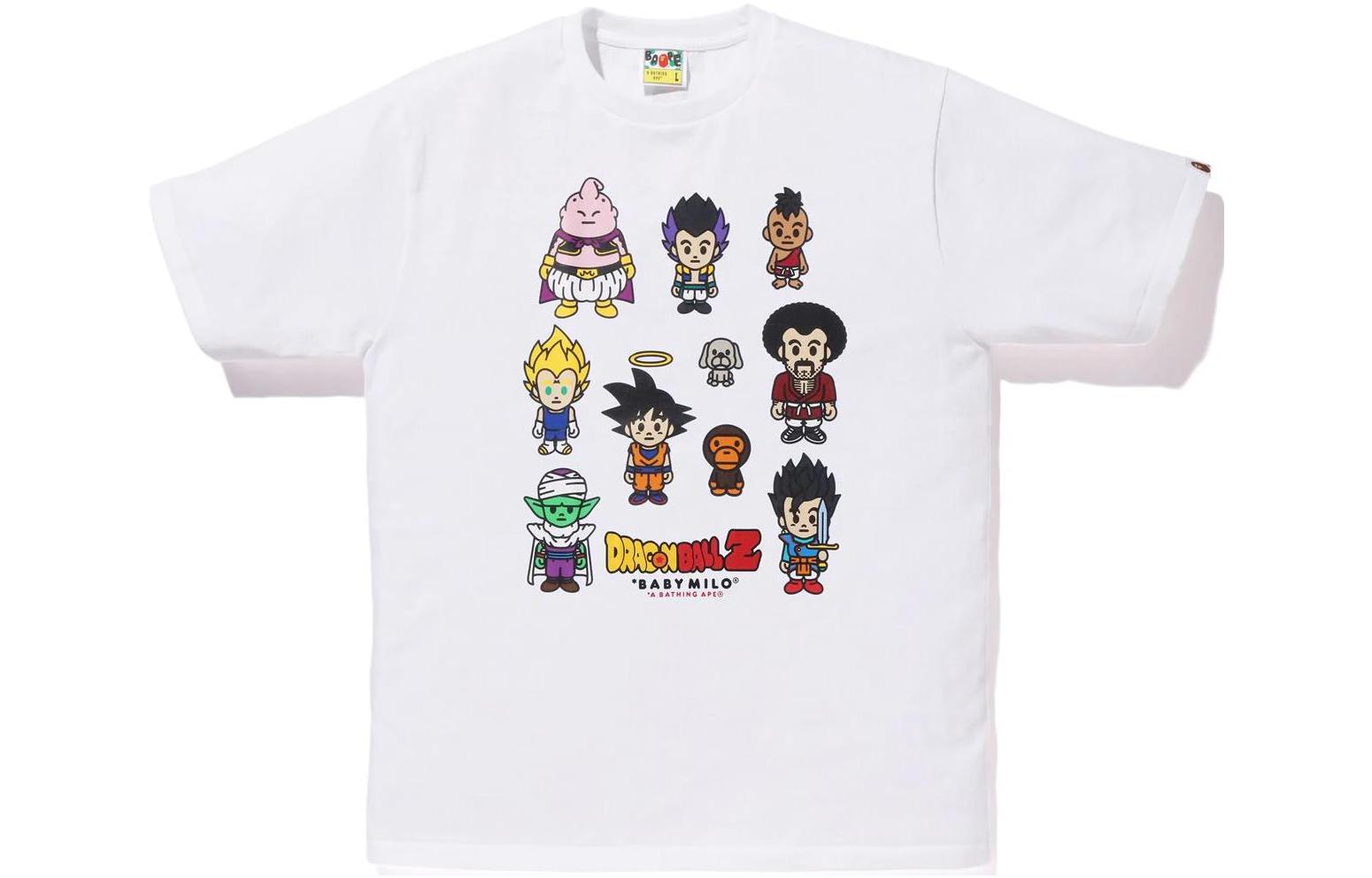Shop Bape A BATHING APE x DRAGON BALL Z Collaboration Graphic Tee Unisex 2I23-110-916