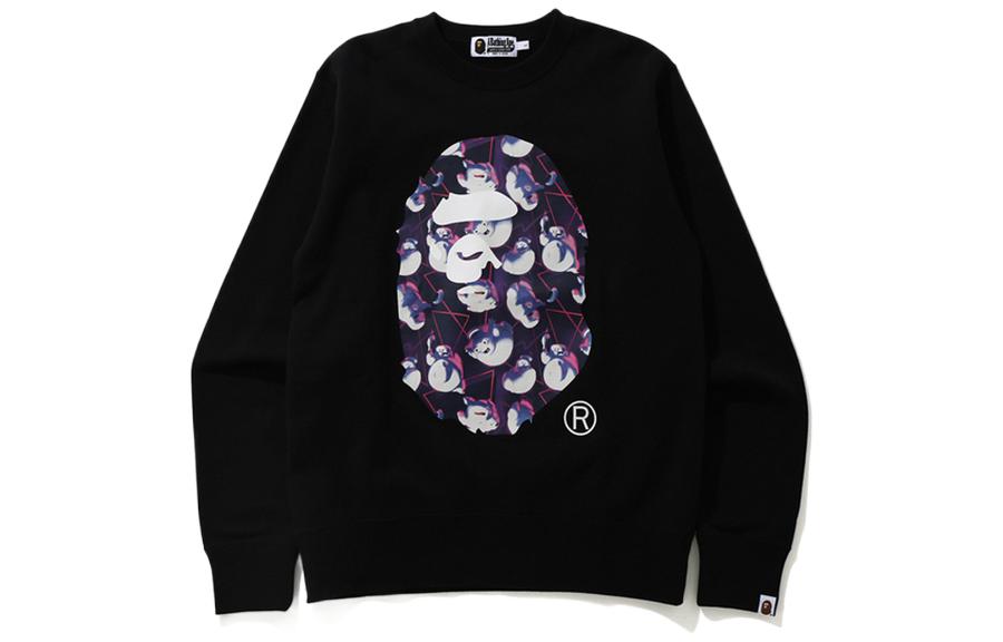 Bape A BATHING APE GHOSTBUSTERS Camo Ape Cartoon Graphic Crewneck Sweatshirt Unisex 0ZXSWM31904XG 圖 2