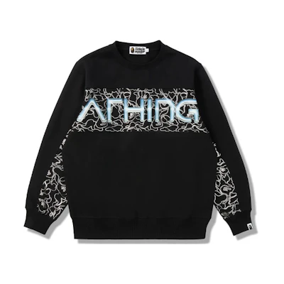 Bape A BATHING APE Hajime Sorayama Logo Crewneck Sweatshirt Unisex Collab Series. OZXSWM113905H