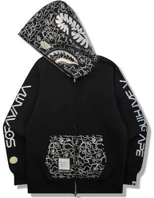 Bape A BATHING APE × 空山基 シャークパーカー ジップアップジャケット 秋冬 ユニセックス 0ZXSWM115905H Lookbook Bape A BATHING APE × 空山基 シャークパーカー ジップアップジャケット 秋冬 ユニセックス 0ZXSWM115905H