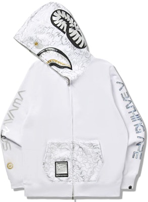 Bape A BATHING APE × 空山基 シャークパーカー ジップアップジャケット 秋冬 ユニセックス 0ZXSWM115905H Shop Bape A BATHING APE × 空山基 シャークパーカー ジップアップジャケット 秋冬 ユニセックス 0ZXSWM115905H