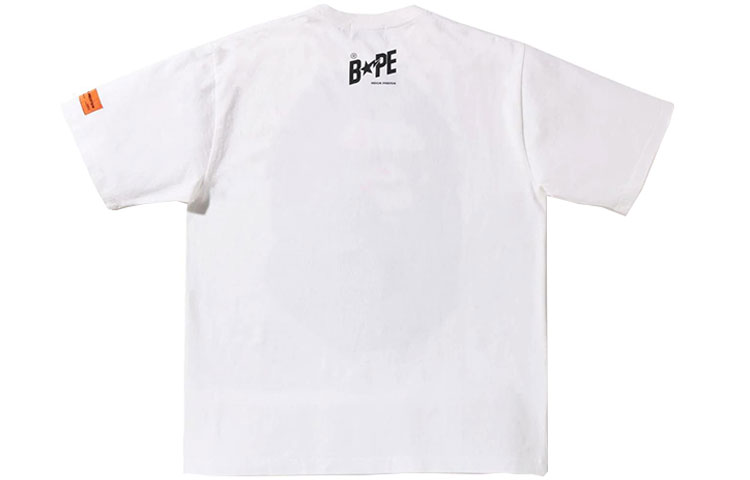 Lookbook Camiseta Unisex Bape A BATHING APE x HERON PRESTON Colorblock Ape Print. 1I23-109-905