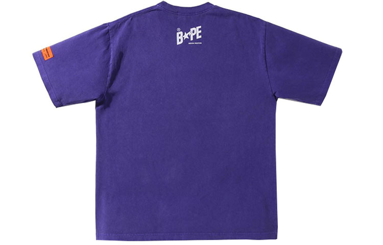 Sizing Camiseta Unisex Bape A BATHING APE x HERON PRESTON Colorblock Ape Print. 1I23-109-905