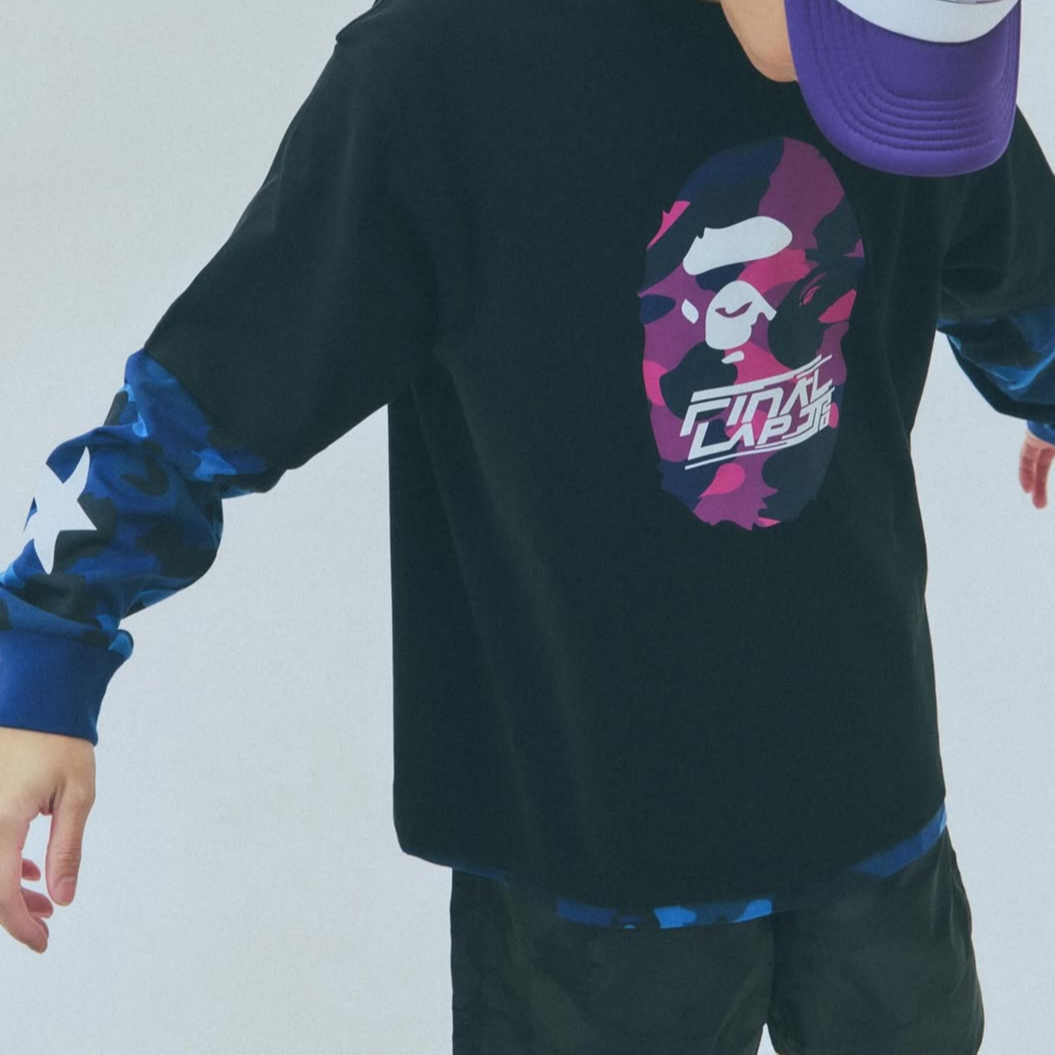 Bape A BATHING APE JJ Lin SS25 Camo Ape Head Logo Print Loose Fit  T-Shirt. BAP-SS25-006 圖 5