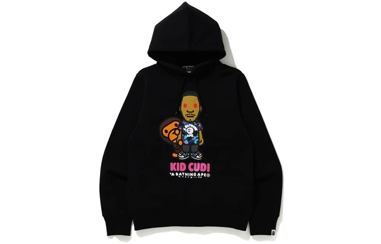 Bape A BATHING APE KID CUDI Baby Milo Hoodie  Collaboration Edition. 2G73-114-901