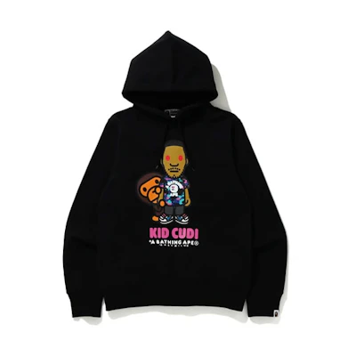 Bape A BATHING APE KID CUDI Baby Milo Hoodie Collaboration Edition. 2G73-114-901