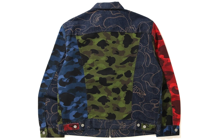 Bape A BATHING APE LEVI'S SS21 Camo Denim Jacket  Multicolor Camo. 1H23-140-905 圖 3