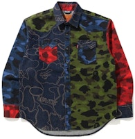 Bape A BATHING APE x Levi's SS21 Camo Long Sleeve Shirt Multicolor. 1H23-131-904 Bape A BATHING APE x Levi's SS21 Camo Long Sleeve Shirt Multicolor. 1H23-131-904