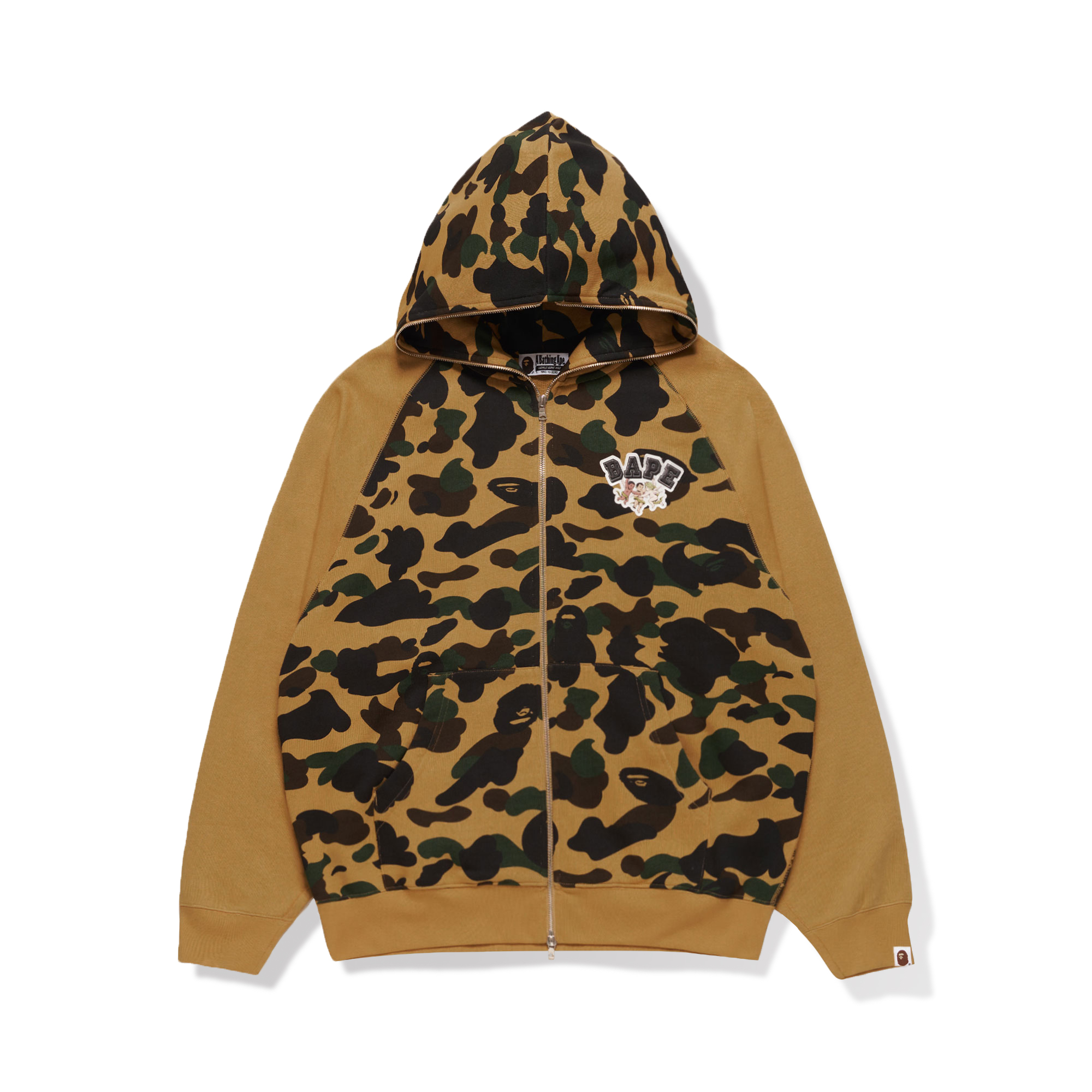 Bape A BATHING APE Ma Siwei FW24 Camo Crystal Stone Full Zip Hoodie Brown Unisex. BAP-FW24-001 圖 3