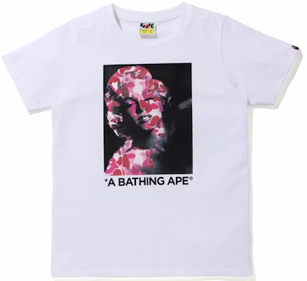 Bape A BATHING APE x マリリン・モンロー グラフィックTシャツ ユニセックス カジュアル 1G23-210-955 Shop Bape A BATHING APE x マリリン・モンロー グラフィックTシャツ ユニセックス カジュアル 1G23-210-955