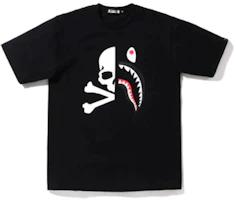 Bape A BATHING APE x Mastermind Japan Skull Shark Logo Cotton T-Shirt 1I23-110-916 Bape A BATHING APE x Mastermind Japan Skull Shark Logo Cotton T-Shirt 1I23-110-916