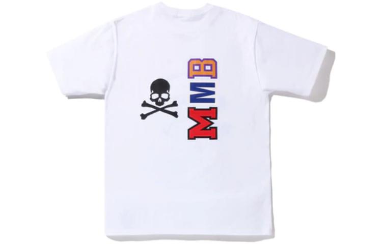 Lookbook Bape A BATHING APE x Mastermind Japan Skull Shark Logo Kaos Katun 1I23-110-916