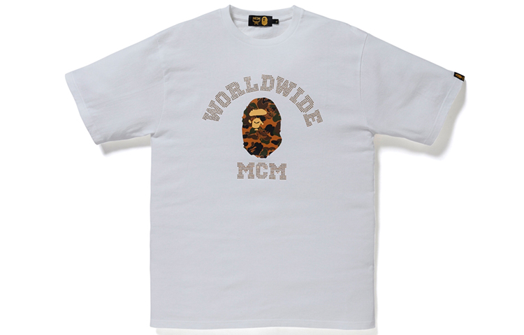 Bape A BATHING APE MCM Ape Head Series  Short Sleeve T-Shirt. 1F73-110-910 圖 2