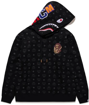 Sudadera Unisex Bape x MCM SS24 con Logo Ape y Estampado Integral. 0ZXSWM114901M Lookbook Sudadera Unisex Bape x MCM SS24 con Logo Ape y Estampado Integral. 0ZXSWM114901M