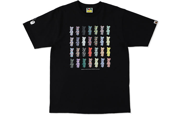 Bape A BATHING APE MEDICOM TOY BE@RBRICK Camo Print Unisex T-Shirt. 0ZXTEM110947G