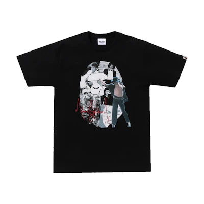 Bape A BATHING APE Michael Jackson FW23 Vintage Loose Crew Neck T-Shirt Mens. 1J73-110-903