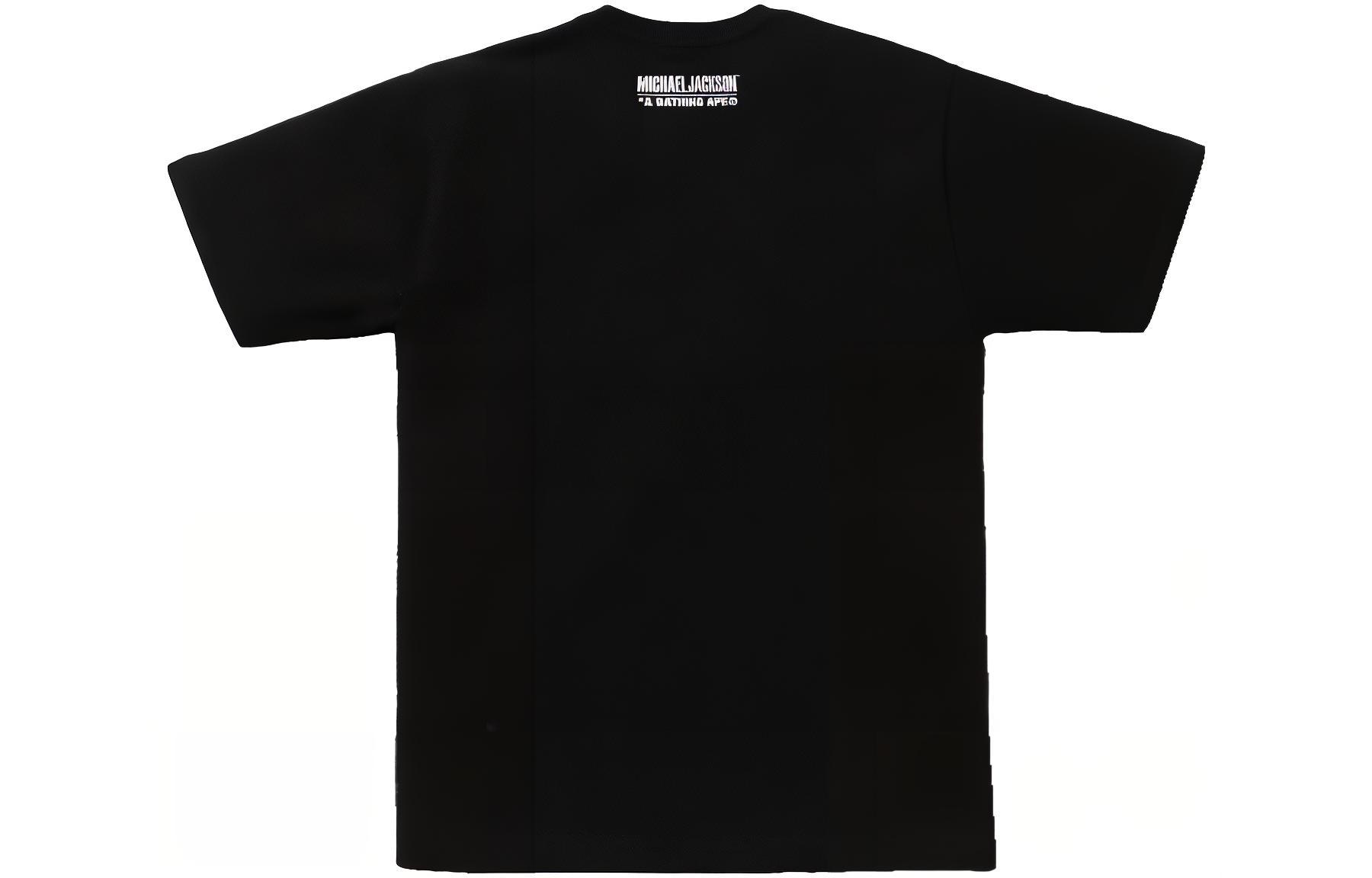 Bape A BATHING APE Michael Jackson Retro Graphic Loose Fit T-Shirt FW23 Mens. 1J73-110-905 圖 3