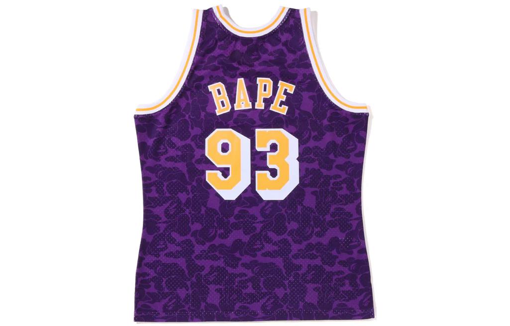 Purchase Bape A BATHING APE x MITCHELL & NESS 湖人隊無袖籃球背心 Logo 印花球衣 1I23-108-901