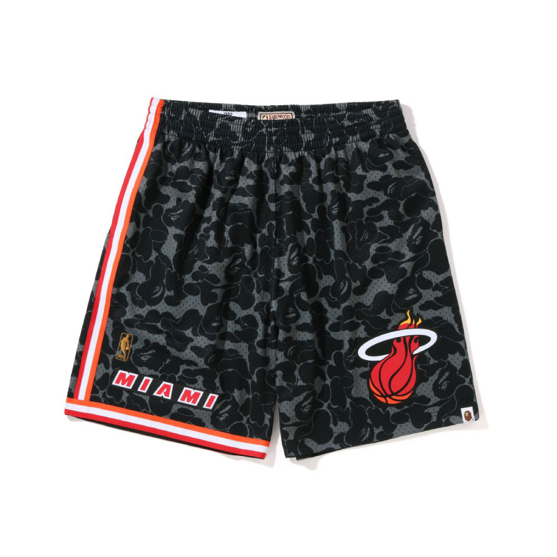 Bape A BATHING APE Mitchell & Ness Miami Heat Camo Basketball Shorts FW22 . 0ZXSPM153904I 圖 2
