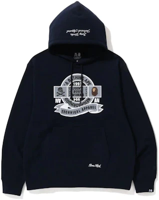 Bape A BATHING APE x NEIGHBORHOOD SS23 Logo Print Hoodie Unisex Casual Pullover. 1J23-114-901 Order Bape A BATHING APE x NEIGHBORHOOD SS23 Logo Print Hoodie Unisex Casual Pullover. 1J23-114-901