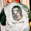 Purchase Bape A BATHING APE x OVO 2022秋冬绿色猫头鹰猿人印花长袖夹克 0ZXJKM141902J