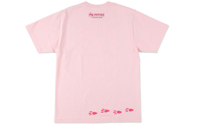 Sizing Bape A BATHING APE x 粉紅豹迷彩圖案圓領短袖T恤 男款 1H73-110-921