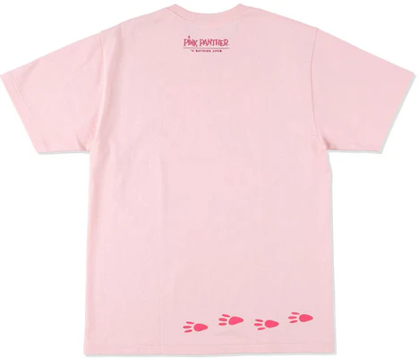 Bape A BATHING APE x 粉紅豹迷彩圖案圓領短袖T恤 男款 1H73-110-921 Sizing Bape A BATHING APE x 粉紅豹迷彩圖案圓領短袖T恤 男款 1H73-110-921