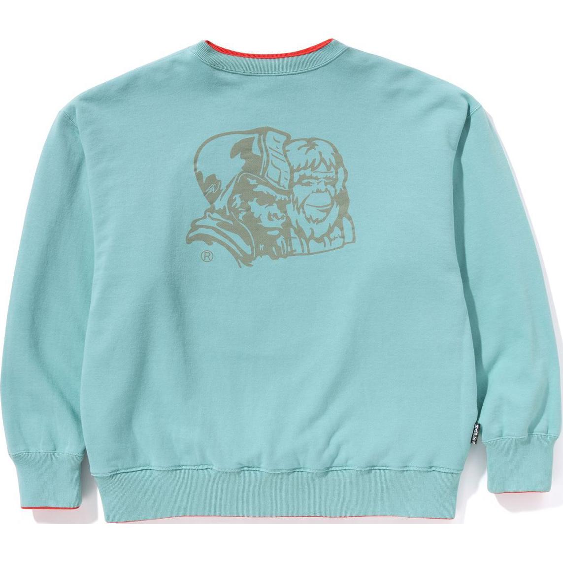 Bape A BATHING APE Sean Wotherspoon Reversible Ape Print Crewneck Sweatshirt Men. 0ZXSWM113904M 圖 8